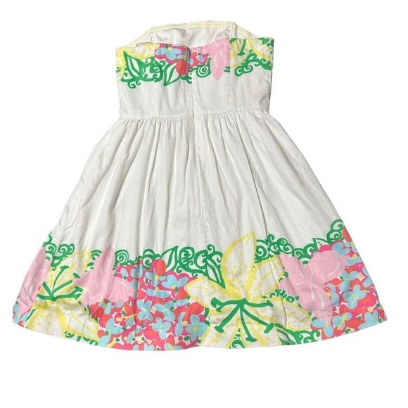 Lilly Pulitzer Lottie Women's Multicolor Strapless Floral Dress Size 0 - Picture 5 of 14